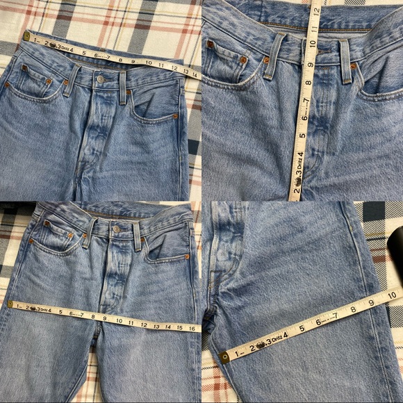 Levi’s 501 High Rise Skinny Jeans Size 24 - Picture 6 of 7